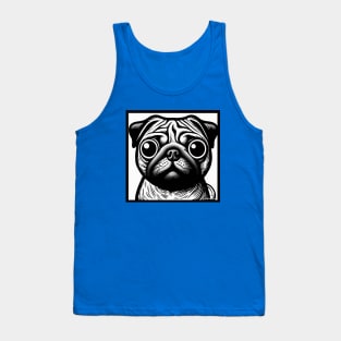 Pug Art Tank Top